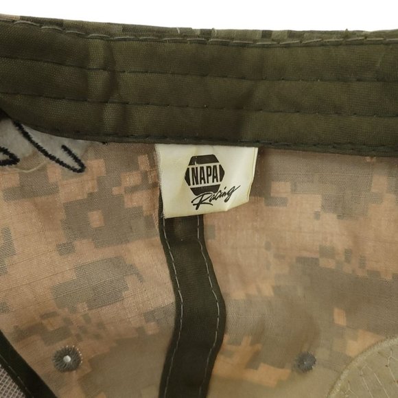 NAPA Racing Camo NASCAR Strapback Cap Hat Martin Truex 56 Ron Capps 28 Intrepid - Picture 12 of 12